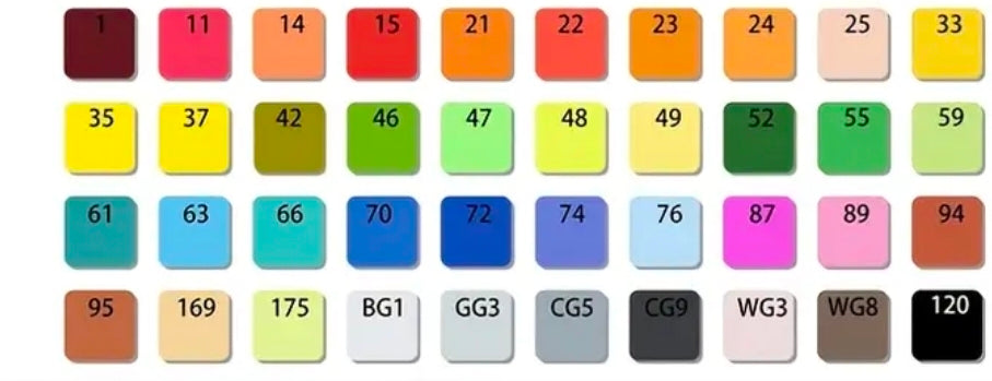 Professional Dual Tip Marker for Drawing, Coloring, Sketching & Illustration