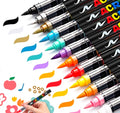 Acrylic Paint Markers (Brush Tip) – Waterproof Paint Pens
