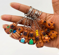 3 set Random Cartoon Animal Capybara Charms For Keychains