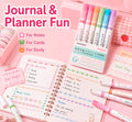 Pastel Pen stamps | Aesthetic & Comfy Grip for Journaling, Doodling & Note-Taking